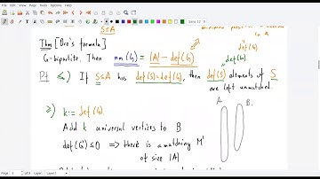 Selected Topics in Graph Theory, lecture 1: matchings