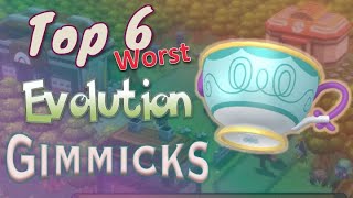 Top 6 Worst Evolution Gimmicks in Pokémon