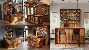 100 Houten Bar Ideeën voor Stijlvolle DIY Ruimtes | Moderne & Rustieke Barontwerpen