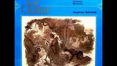 Siegfried BEHREND - Treasures for guitar (LP 1966)