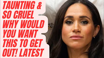 MEGHAN REALLY PLAYING GAMES WITH THIS SENIOR ROYAL - WHY? #royal #meghanandharry #meghanmarkle
