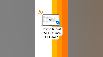 How to Import a PST File into Outlook? #outlook  #microsoft #shorts