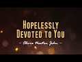 Hopelessly devoted to you  olivia newtonjohn karaoke version