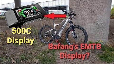Bafang 500C Display - The best EMTB styled display?