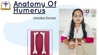 Anatomy of Humerus bone in Hindi | Universal Telegram 1 🎓