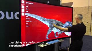 FlatFrog Demonstrates 78" Curved InGlass™ Touchscreen at InfoComm 15