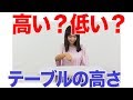食事に適したテーブルは胸の高さ　口腔ケアチャンネル　1097（口腔ケアチャンネル2　＃770）