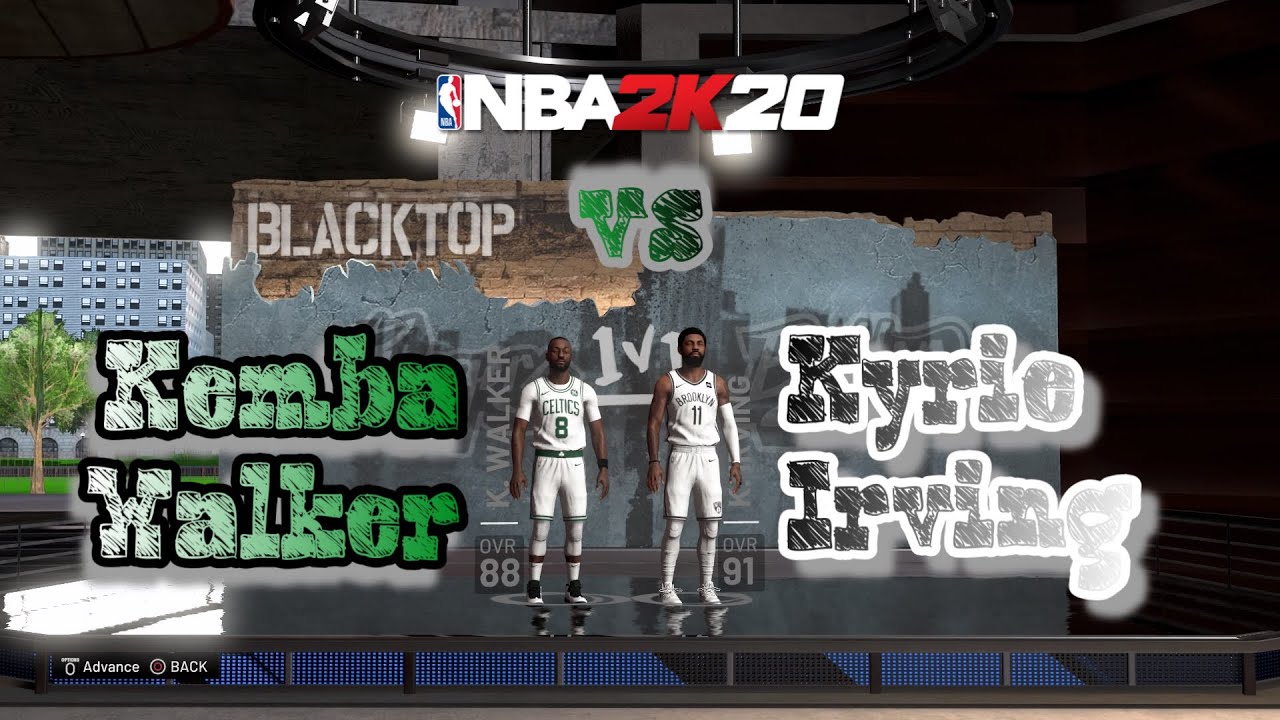 NBA 2K20 Blacktop - Kemba Walker vs Kyrie Irving!
