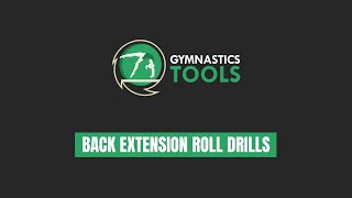 Back Extension Roll Drills and Exercises | Gymnastics | Floor