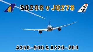 Singapore SQ298 flies off with Jetstar JQ278 ZQN WLG