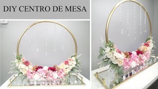 DIY  CENTRO DE MESA PARA FIESTAS