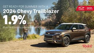 1.9% APR on most new Chevy Crossovers in the month of May
