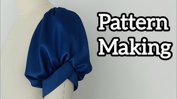 Sleeve design pattern making tutorial for sewing #pattern