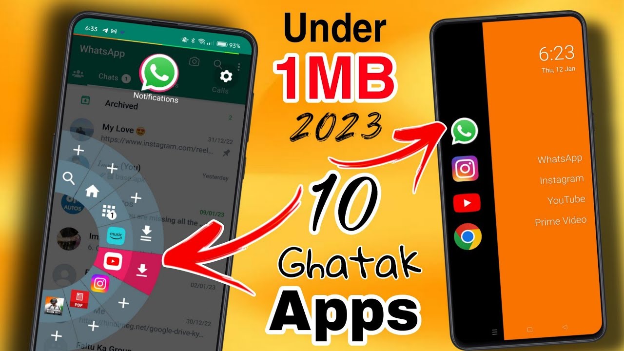 10 Powerful Android Apps Under 1MB 😈 - Useful Apps In 2023 Abhi Try Karo