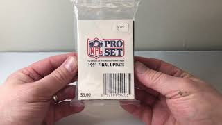 1991 Pro Set Football Final Update Set