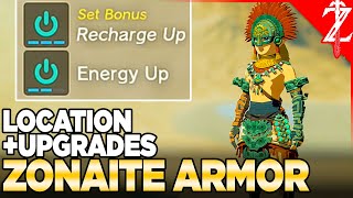 200% BATTERY Zonaite Armor Location/Upgrades - Tears of the Kingdom