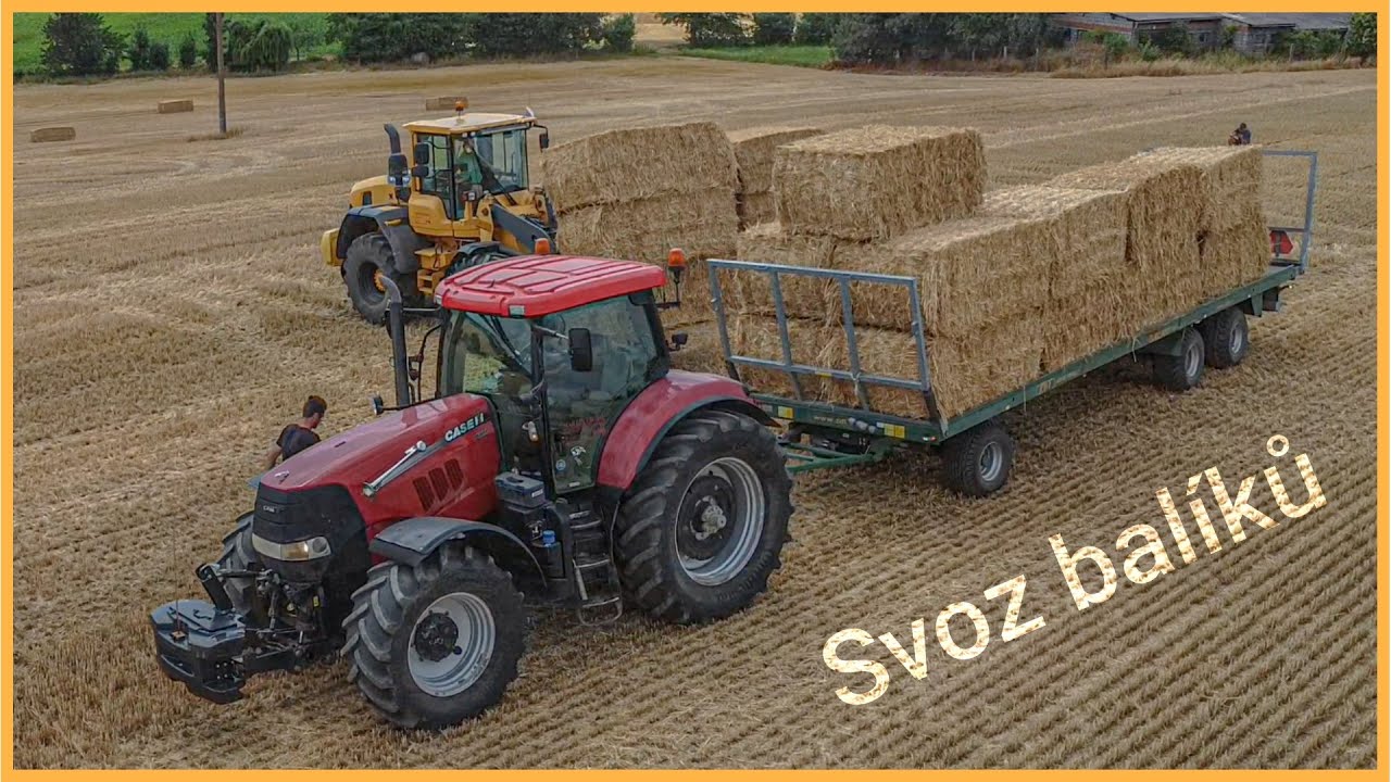Svoz balíků slámy 2023 🌾 Martin Zbořil - služby v zemědělství