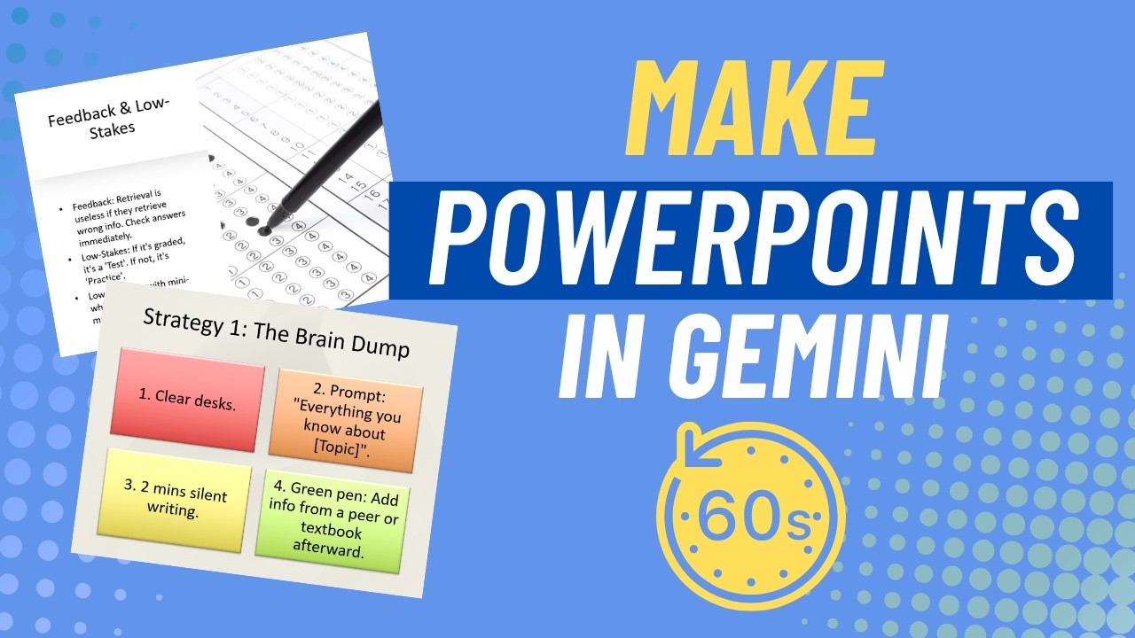 Make Presentations in 60 Seconds with Google Gemini - YouTube