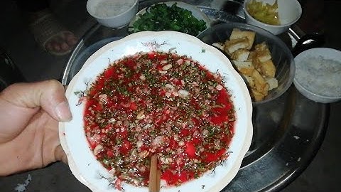 Đặc sản rừng tiết canh dúi _ cuộc sống làng quê