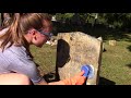 Mt. Hope Cemetery (Dahlonega, Georgia)- Headstone Cleaning Tutorial