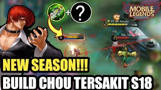 New Season!!!Rahasia New Build dan Emblem Damage Chou Tersakit 2020 Season 18||Build Chou Tersakit