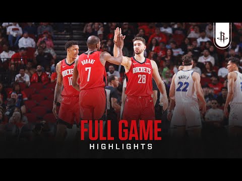Rockets Win vs the Magic in an Overtime Thriller