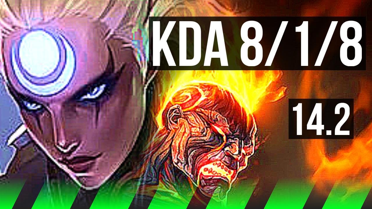 DIANA vs BRAND (JNG) 8/1/8, Legendary, 300+ games KR Grandmaster