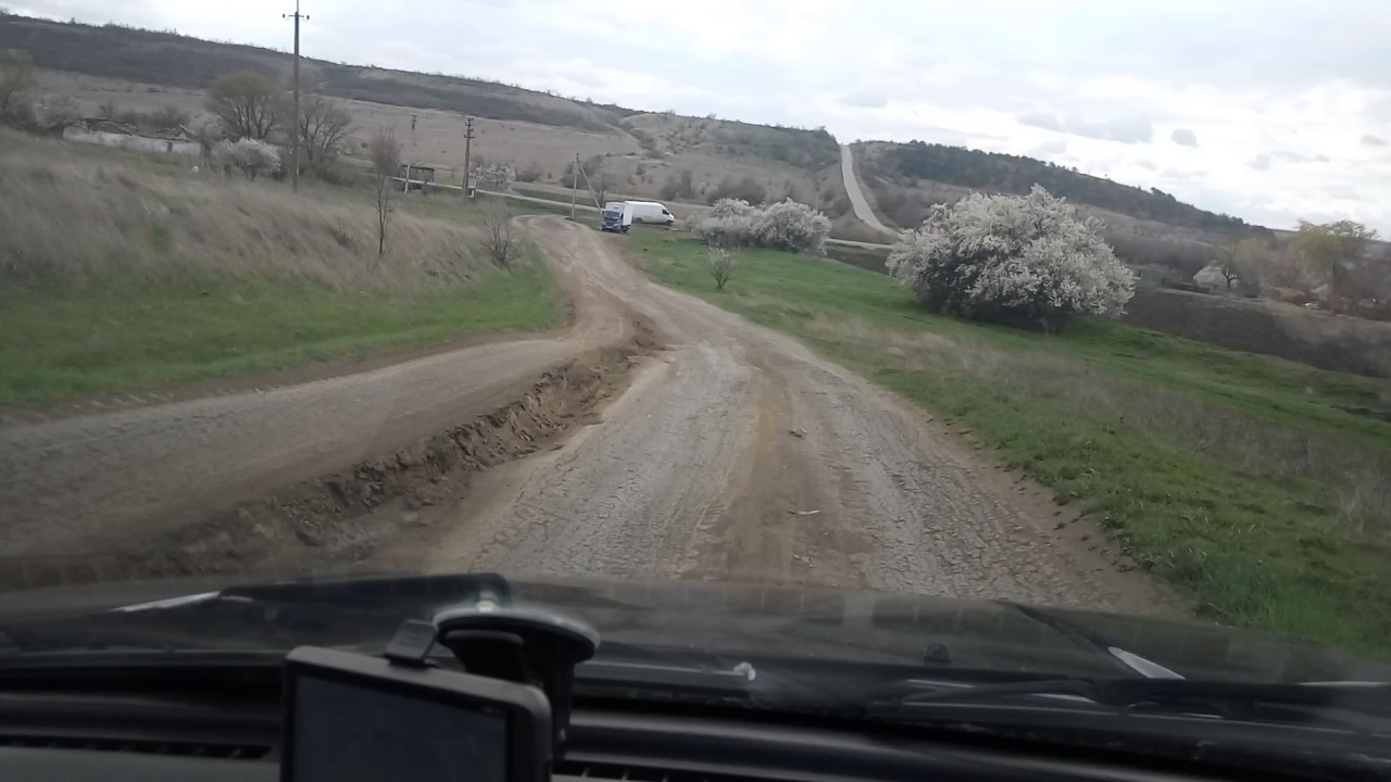 Дорога Одесская трасса Раздельное. По полям и пористым дорогам - YouTube