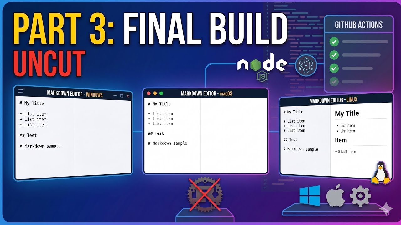 Building a cross platform Markdown editor with Claude code, part 3 ...