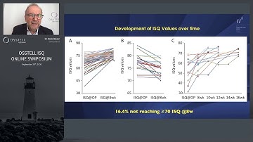 Summary of ISQ values at surgery and after 8 weeks