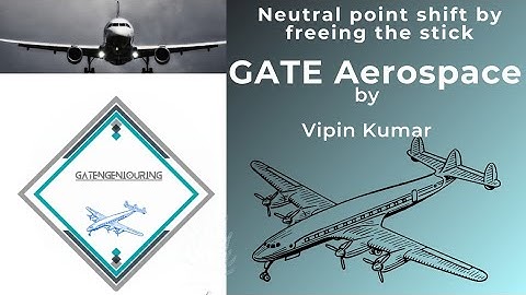 Shift in Neutral Point of an aircraft in Stick free case #gate2022  #Gateaerospace2021 #vipin