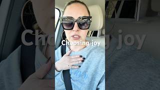 Choosing joy is a daily decision!!