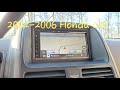 2002 - 2006 Honda CRV Aftermarket Stereo Navigation Installation How To