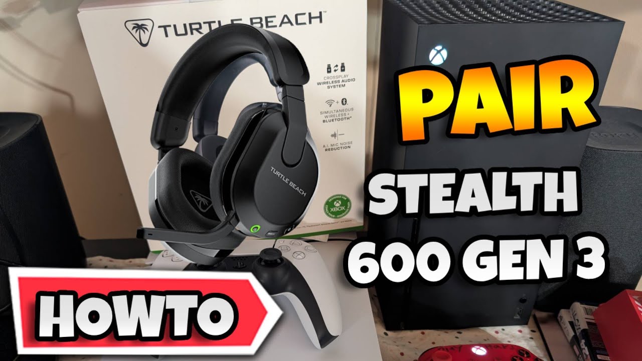 Как подключить игровую гарнитуру Turtle Beach Stealth 600 GEN 3 к Xbox Series X