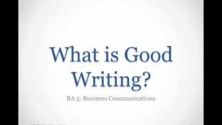 Information What is Good Writing | Episode 1 News