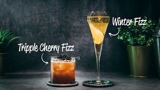 Two Fizzes for the Winter - Christmas and New Year Cocktails