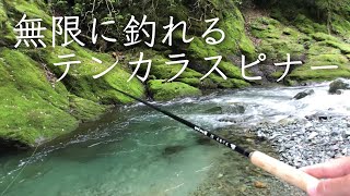 The excellent hooking ability is now akin to a kebari - Spinner for a Tenkara Rod -
