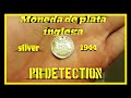 Encuentro moneda de plata inglesa 1944