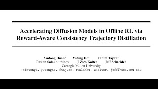[QA]Accelerating Diffusion Models in Offline RL via Reward-Aware Consistency Trajectory Distillation