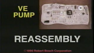 BOSCH VE-Pump Reassembly