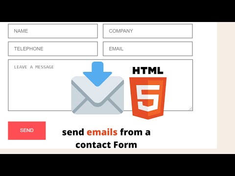 فيديو: كيفية عمل نموذج لإرسال رسائل البريد الإلكتروني