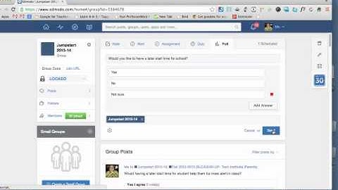 Edmodo-How to Create Polls