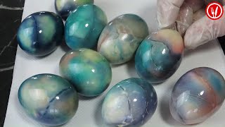 Bojanje Uskrsnih Jaja: Alu Folija, Pamučna Vata i Jestive Boje / Egg Dyeing: Alu Foil, Cotton Wool