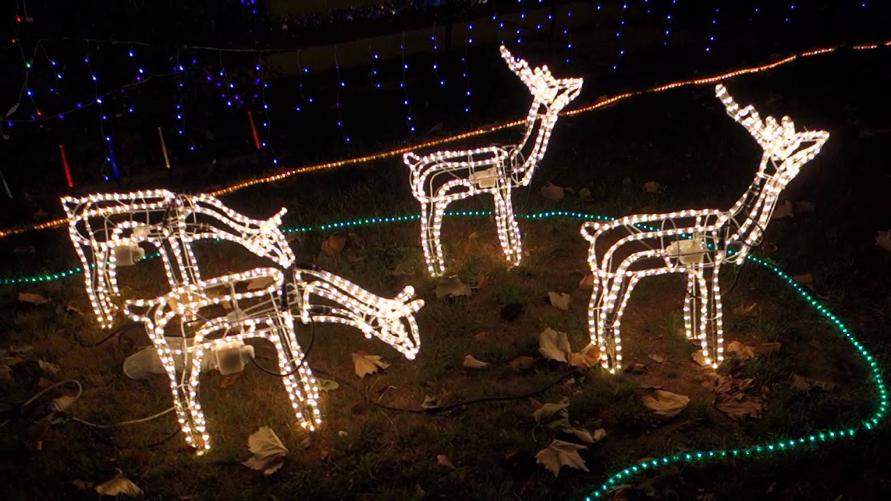 More Xmas lights in Canberra YouTube