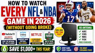 How to Watch EVERY NFL, NBA & MLB Game in 2026 (Without Going Broke)