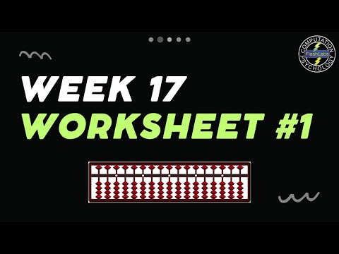 Abacus Free Online Course - Week 17 - WS 1