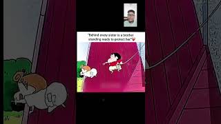 shinchan sacrifice himself for himawari ❤️🩹😍 #shinchan #himawari #shorts