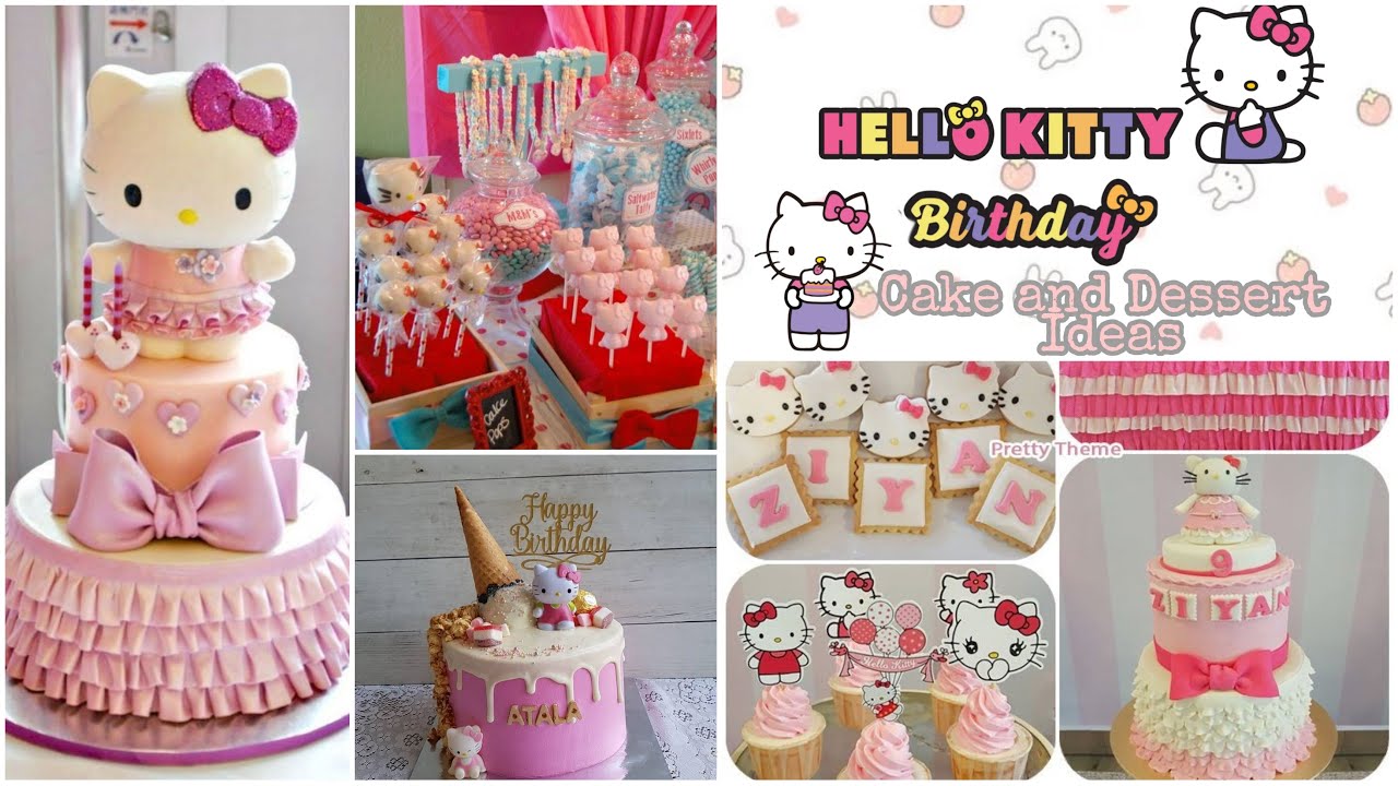 Hello Kitty Birthday Cake and Dessert Ideas 💡