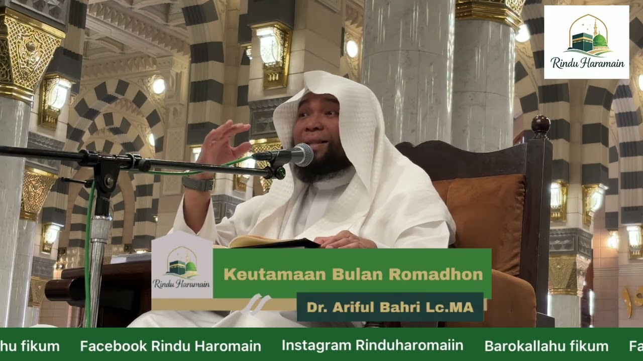 Live 08 Maret 2026 | Ustadz Dr. Ariful Bahri Lc.Ma | Kajian rutin bahasa Indonesia di Masjid Nabawi 