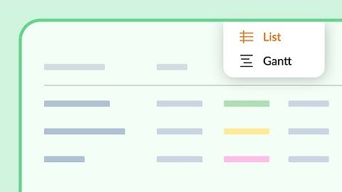 How to enable List/ Gantt view of Projects!